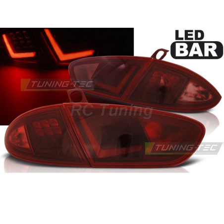 Red LED BAR Tail Lights for Seat Leon 09-13