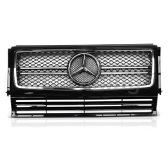 Grille for Mercedes W463 90-12 black/chrome