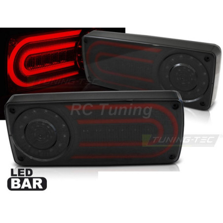 Smoked LED BAR Tail Lights for Mercedes W463 G-Class 90-12