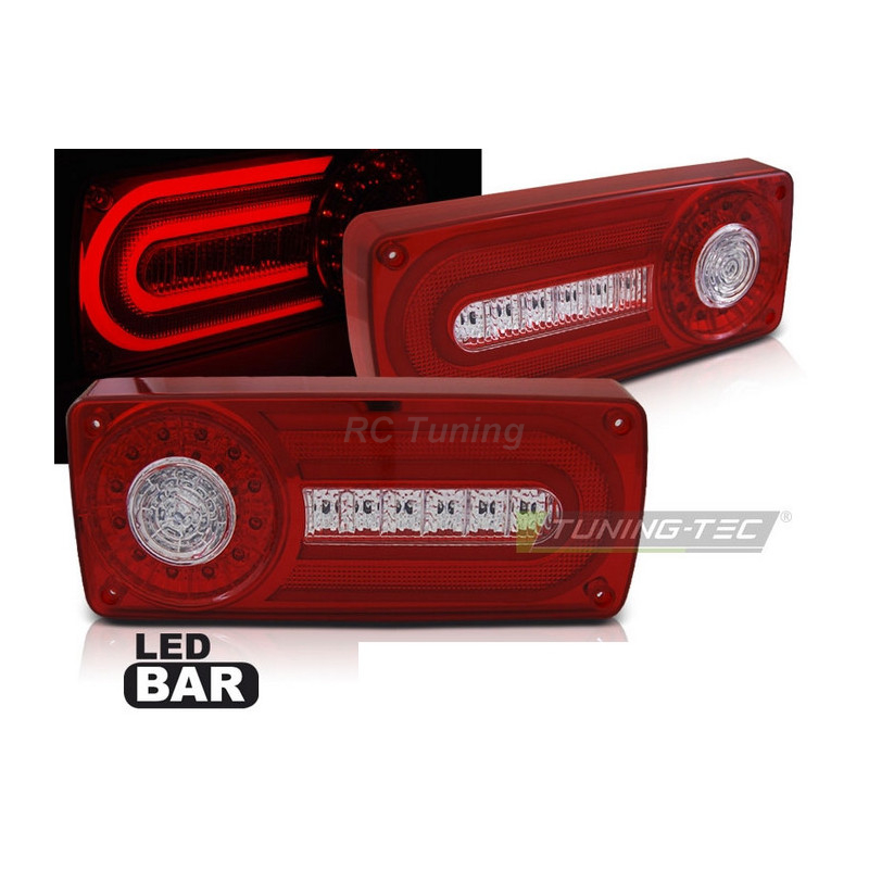 LED BAR Rückleuchten rot für Mercedes W463 G-Klasse 90-12 LDMEA7