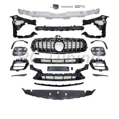 Sport-Look-Frontstoßstange für Mercedes W213 20-23 mit PDC ZPME39