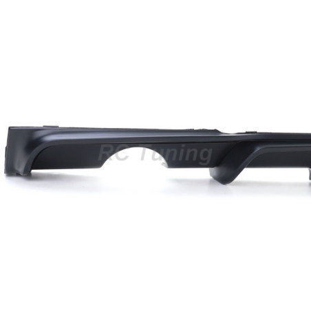 Matte Black Rear Diffuser Single Outlet Performance Look for BMW F30