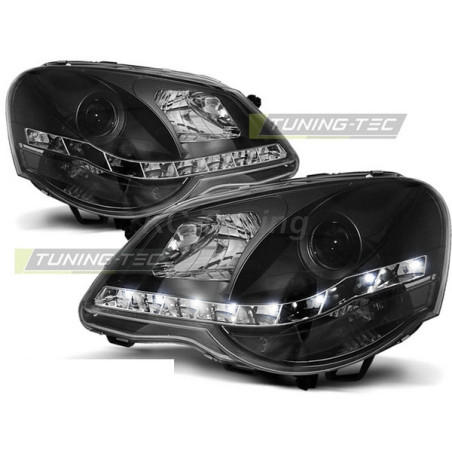 Front Headlights Daylight Volkswagen Polo 9N3 04.05-09 Black LPVWA6 LPVWA6 289,90 €