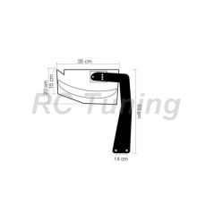 Echter Carbon-Schwanenhalsspoiler Simoni Racing SPC/16