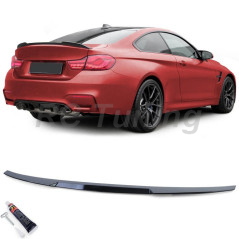 Glänzend schwarzer Spoiler für BMW Serie 4 F32 Coupé 13-21