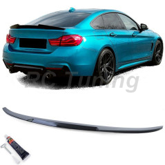 Glänzend schwarzer Spoiler für BMW Serie 4 F36 Gran Coupé 13-21