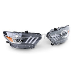 Black/Chrome Bi Xenon Headlights for Ford Mustang 14-17 CP37487 CP37487 649,90 €