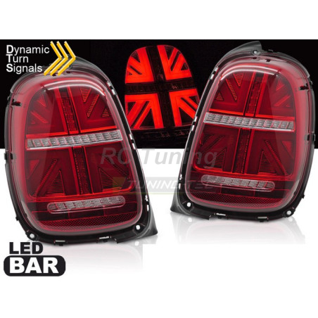 Feux arrière Rouge LED SEQ pour Mini Cooper F55-F56-F57 14-17