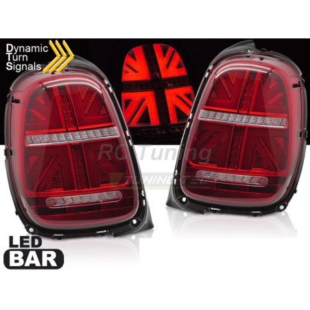 Red LED SEQ Tail Lights for Mini Cooper F55-F56-F57 14-17