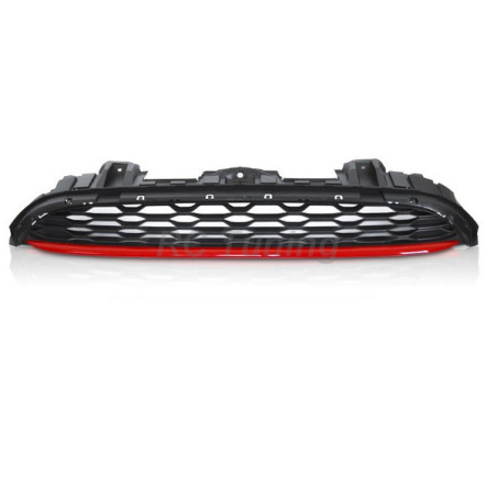 Red and black sports grille for Mini Cooper F55-F56-F57 14-21