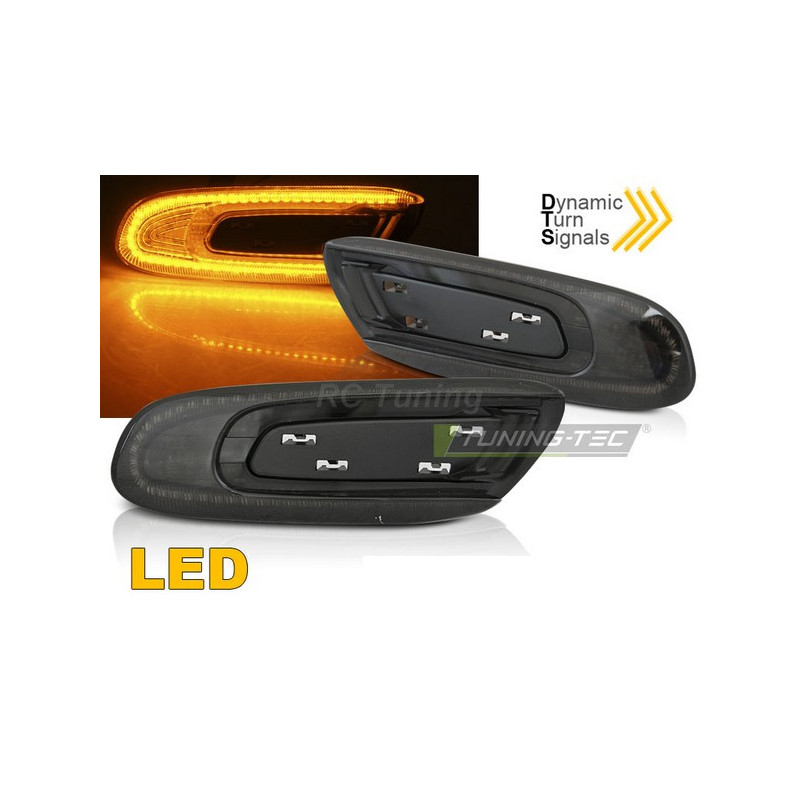 Geräucherte LED-Seitenblinker SEQ für Mini Cooper F55-F56-F57 14- KBMC05