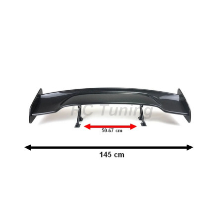 Universal Carbon Look Spoiler 145 cm