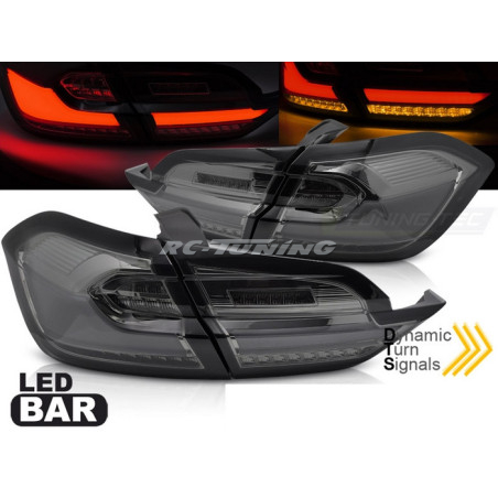 Smoked LED BAR Tail Lights for Ford Fiesta MK8 17-21