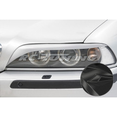 Scheinwerferblenden Carbon Look für BMW 5er E39 SB060-C