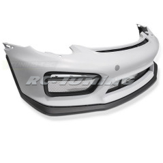 Front bumper sport look for Porsche Cayman 981c / Boxster 981 12-16 + headlight washer location