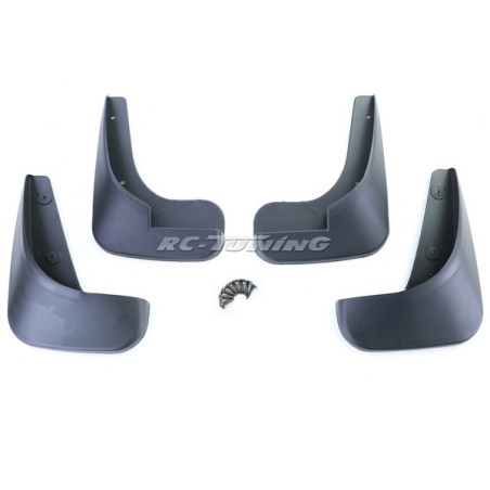 Set of front and rear mud flaps for peugeot