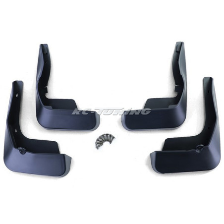 Set of front and rear mud flaps for peugeot 308 13-16
