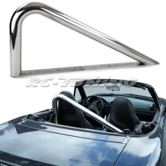 Polished Stainless Steel Roll Bar for Mazda MX5 89-05