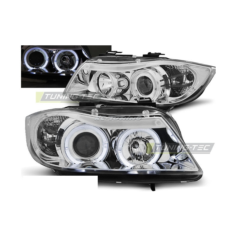 Angel Eyes Frontscheinwerfer BMW Serie 3 E90/E91 03.05-08.08 LPBM75