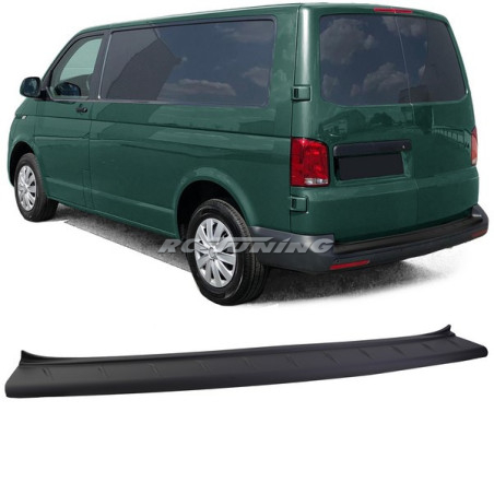 Black trunk threshold protection for PVW Bus T5 T6 (double doors)
