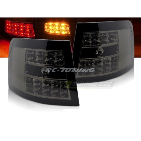 Smoked LED Tail Lights for Audi A6 Avant 97-04