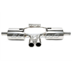 Stainless steel sports exhaust for Porsche Boxster 986 2.5 / 2.7 / 3.2