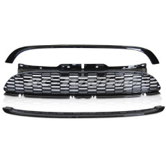 Gloss black JCW Look grille for Mini Cooper R56/57/55 06-09