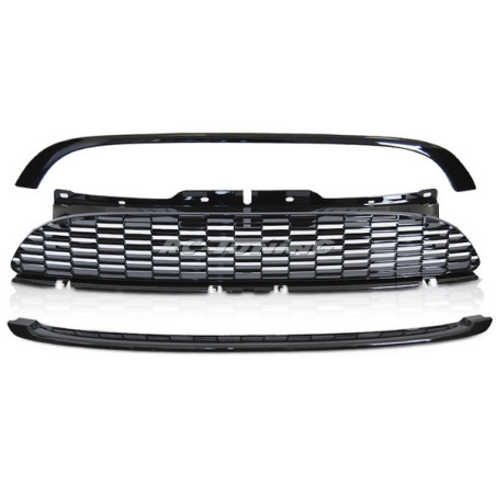 Gloss Black JCW Look Grille for Mini Cooper R56/57/55 06-09