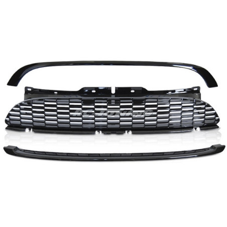 Gloss black JCW Look grille for Mini Cooper R56/57/55 06-09