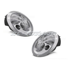 Chrome Front Headlights for Mini Cooper R50/R53 01-04