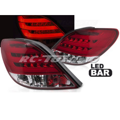 LED Rear Lights BAR red Peugeot 207 06-09