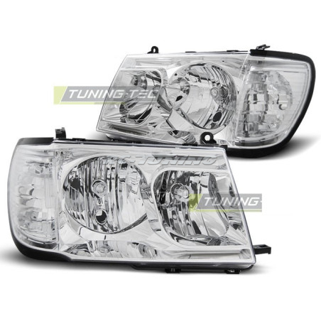 Toyota Land Cruiser FJ100 98-04 Chrome Front Headlights LPTO20 LPTO20 189,90 €