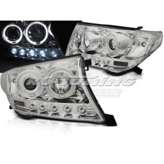 Angel Eyes Front Headlights for Toyota Land Cruiser FJ200 07-12
