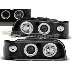 Schwarze Angel Eyes Frontscheinwerfer für Volvo 850 92-12.96 LPVO04