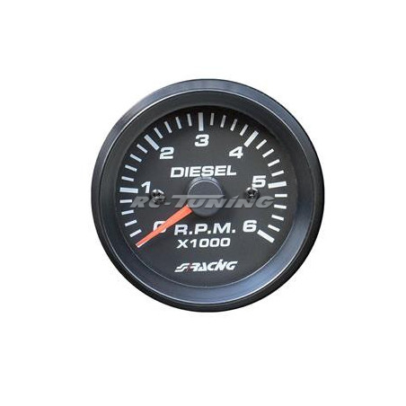 Diesel 52 mm rev counter gauge