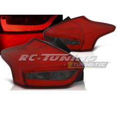 Red/Smoked LED Tail Lights for Ford Focus 3 15-18 LDFO54 LDFO54 189,90 €