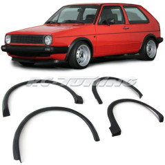Wheel arch fender plastic wheel arch extensions 4 pieces for VW Golf 2 83-87