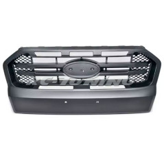 Black Grille with Double Bar for Ford Ranger T7 16-19 2.2 3.2