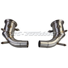 copy of Stainless steel downpipes replacement pipes for Porsche 992 Carrera from 2019