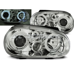 Angel Eyes Front Headlights Volkswagen Golf 4 09.97-09.03 Chrome LPVW65 LPVW65 189,90 €