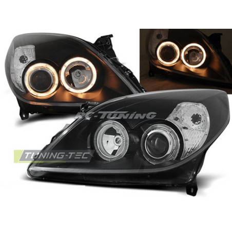 Angel Eyes Front Headlights Opel Vectra C 09.05-08 Black LPOP66 LPOP66 219,00 €