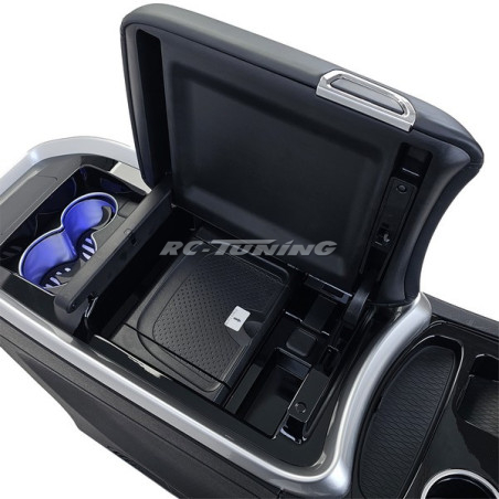Mittelkonsole Schwarz mit Kühlschrank für Mercedes Vito Automatik ab 2014