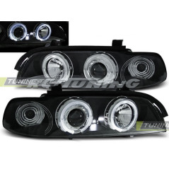 Angel Eyes Frontscheinwerfer BMW E39 09.95-05.03 Schwarz LPBM29