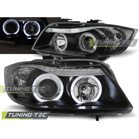 Angel Eyes Headlights For BMW 3 Series E90/E91 03.05-08.08