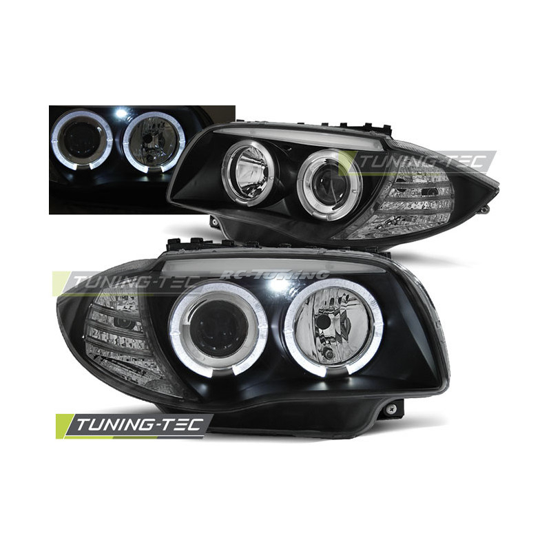 Angel Eyes Frontscheinwerfer für BMW Serie 1 E87/E81 04-07 LPBM80