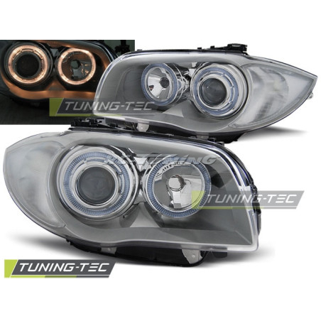 Angel Eyes Front Headlights for BMW Serie 1 E87/E81 04-07