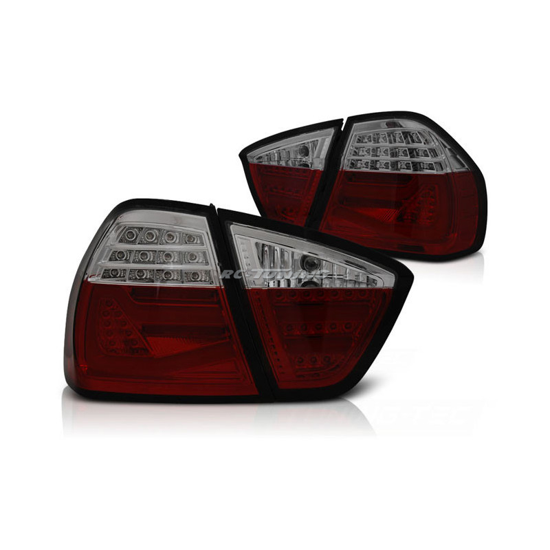 LED BAR Rückleuchten Rot/Smoke für BMW 3er E90 03.05-08.08 LDBMF6