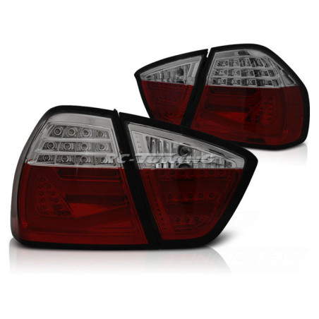 LED BAR Rear Lights Red/Smoke for BMW 3 Series E90 03.05-08.08