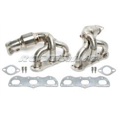 Stainless steel exhaust manifold for Porsche 981 Boxster Cayman 12-16