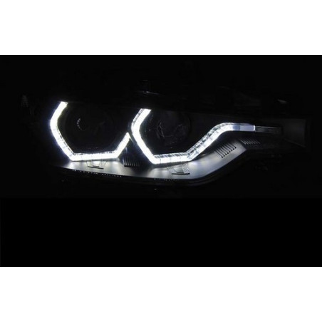 Angel Eyes Xenon LED DRL AFS Headlights for BMW F30/F31 10.11 - 05.15